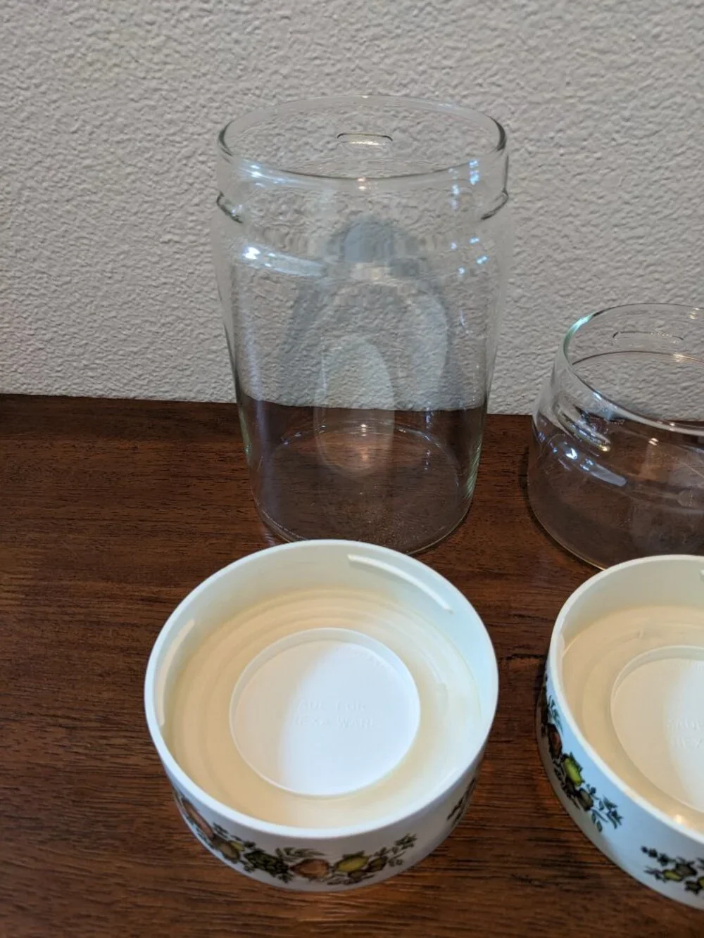 Lot of 2 Pyrex Spice of Life Canisters